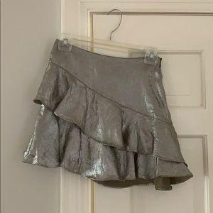 Gold zara skirt, new without tags